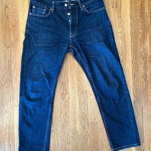 Buck Mason Dark Blue Straight Jeans